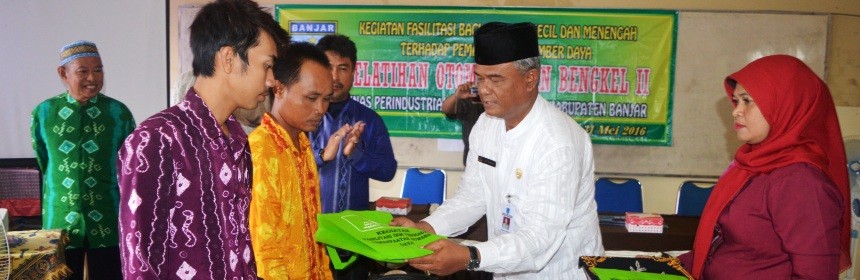 DISPERINDAG TINGKATKAN SDM DENGAN PELATIHAN OTOMOTIF DAN BENGKEL II