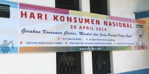 20 April Ditetapkan Hari Konsumen Nasional.