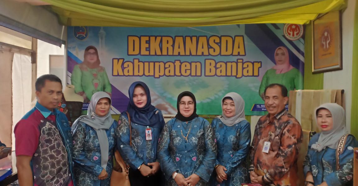 DEKRANASDA KAB. BANJAR TURUT MERIAHKAN SASIRANGAN FESTIVAL 2019