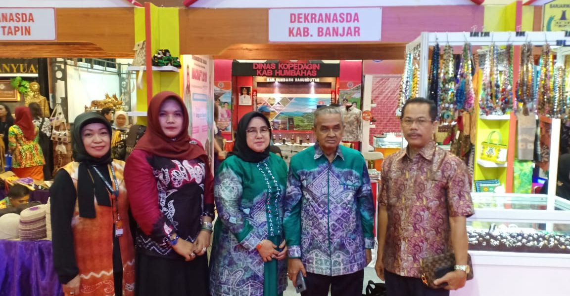 SASIRANGAN MOTIF BERLIAN DIMINATI DI INACRAFT 2019