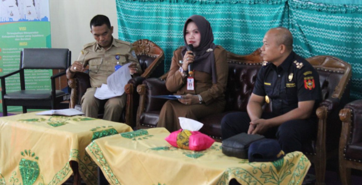 Sosialisasi BEA Cukai Banjarmasin Terkait Fasilitas KITE IKM di Disperindag Kab. Banjar