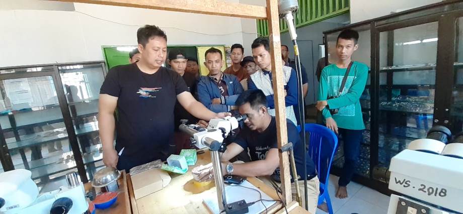 PELATIHAN CASTING PERHIASAN WORKSHOP PPBP DISPERINDAG KABUPATEN BANJAR