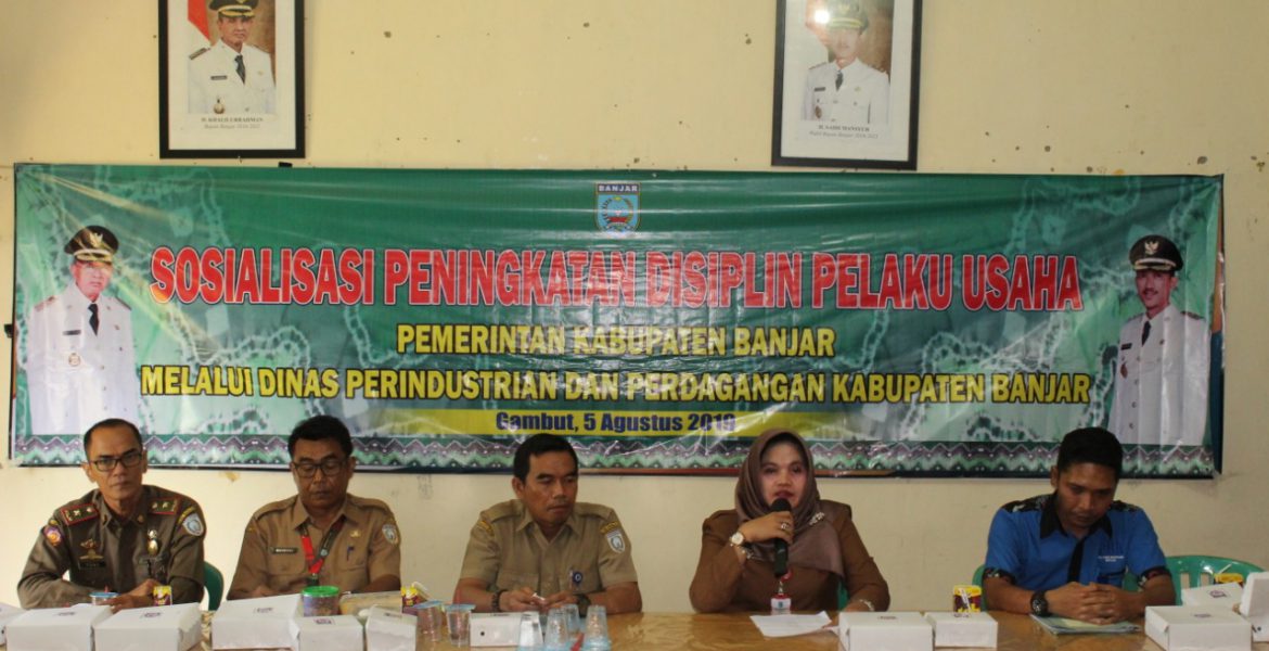 BIDANG PERDAGANGAN BEKALI PELAKU USAHA DENGAN SOSIALISASI
