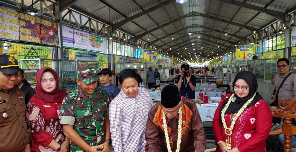 PASAR KULINER TAHAP II DI BATUAH DIRESMIKAN BUPATI BANJAR