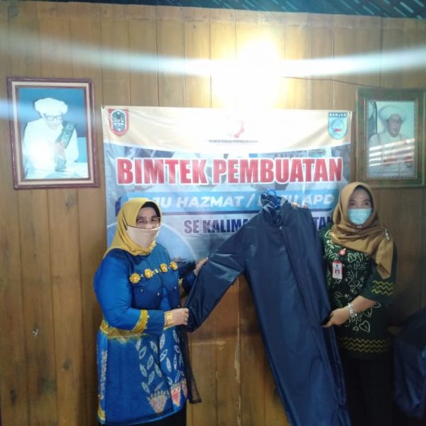 Penjahit Banjar Mulai Bikin Hazmat Suit
