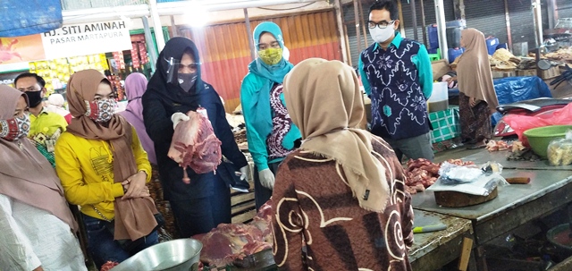 Disperindag Banjar Sidak Bapokting di Pasar Tradisional Martapura Jelang Lebaran