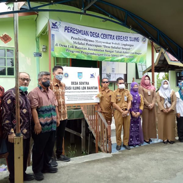 Lok Baintan ditetapkan Sebagai Desa Sentra Kreasi Ilung