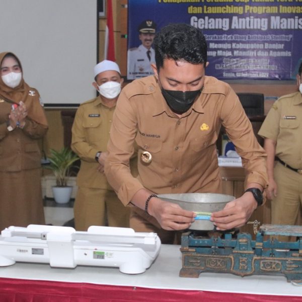 Bupati Banjar Launching Inovasi Gelang Anting Manis