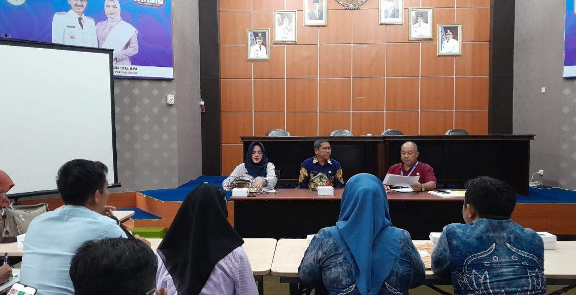 Tingkatkan UMKM, DKUMPP Banjar Gelar Rakor Monev Pelaksanaan KUR
