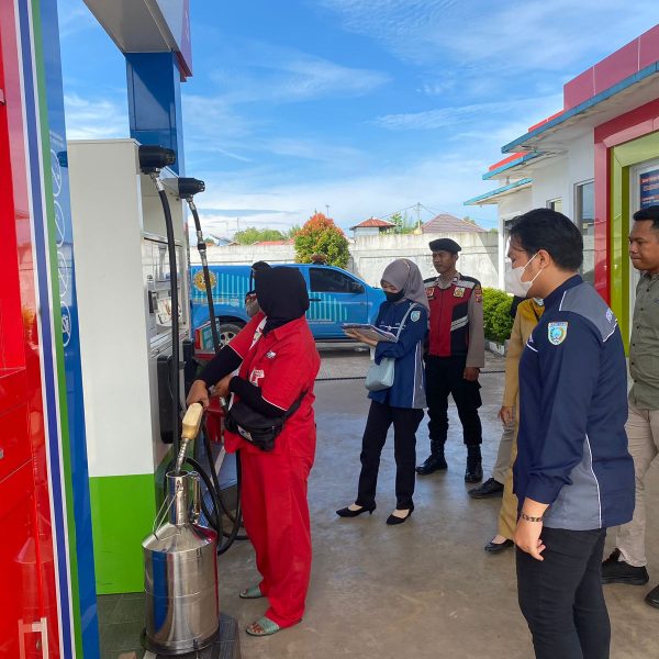 DKUMPP BERSAMA POLRES BANJAR AWASI SPBU MENJELANG BULAN SUCI RAMADHAN