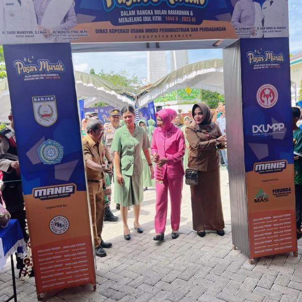 PEMBUKAAN PASAR MURAH DALAM RANGKA BULAN RAMADHAN DAN MENJELANG IDUL FITRI 1444 H / 2023 M SUKSES DILAKSANAKAN