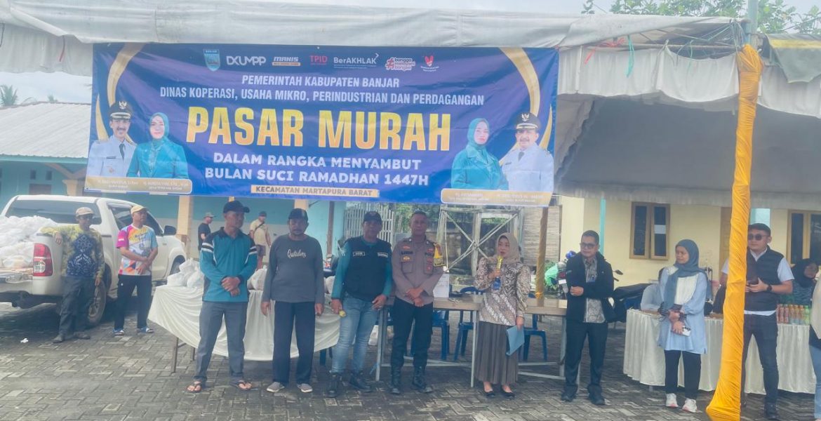 Sambut Bulan Ramadan, DKUMPP Banjar Gelar Pasar Murah di Dua Kecamatan