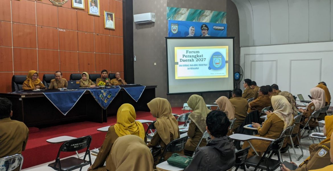 Susun Penyempurnaan Renja 2027, DKUMPP Gelar Forum Perangkat Daerah