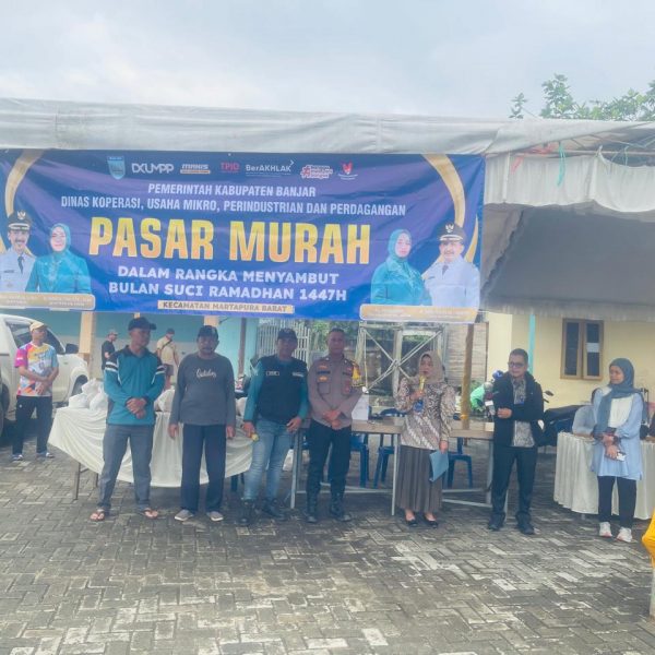 Sambut Bulan Ramadan, DKUMPP Banjar Gelar Pasar Murah di Dua Kecamatan