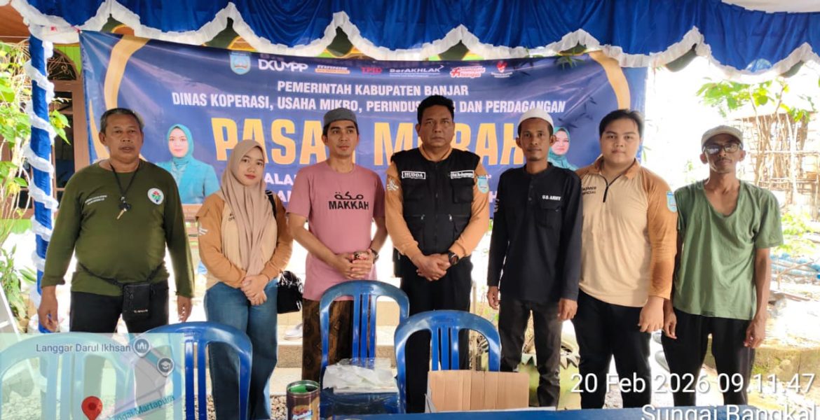 DKUMPP Gelar Pasar Murah di Kecamatan Sungai Tabuk dan Gambut