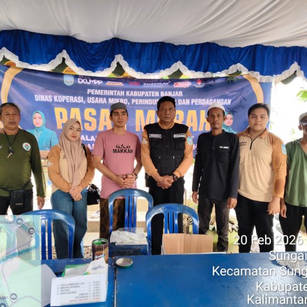 DKUMPP Gelar Pasar Murah di Kecamatan Sungai Tabuk dan Gambut