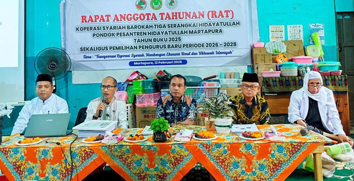 RAT Tahun Buku 2025 Koperasi Syariah Barokah Tiga Serangkai Hidayatullah Dorong Transformasi dan Regenerasi Kepengurusan