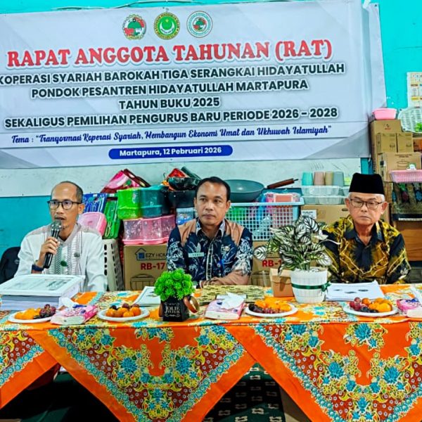 RAT Tahun Buku 2025 Koperasi Syariah Barokah Tiga Serangkai Hidayatullah Dorong Transformasi dan Regenerasi Kepengurusan