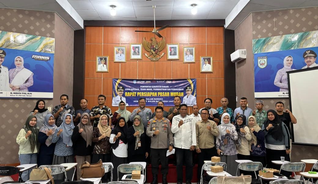 Jelang Ramadan, Pemkab Banjar Gelar Rapat Persiapan Pasar Murah di 20 Kecamatan