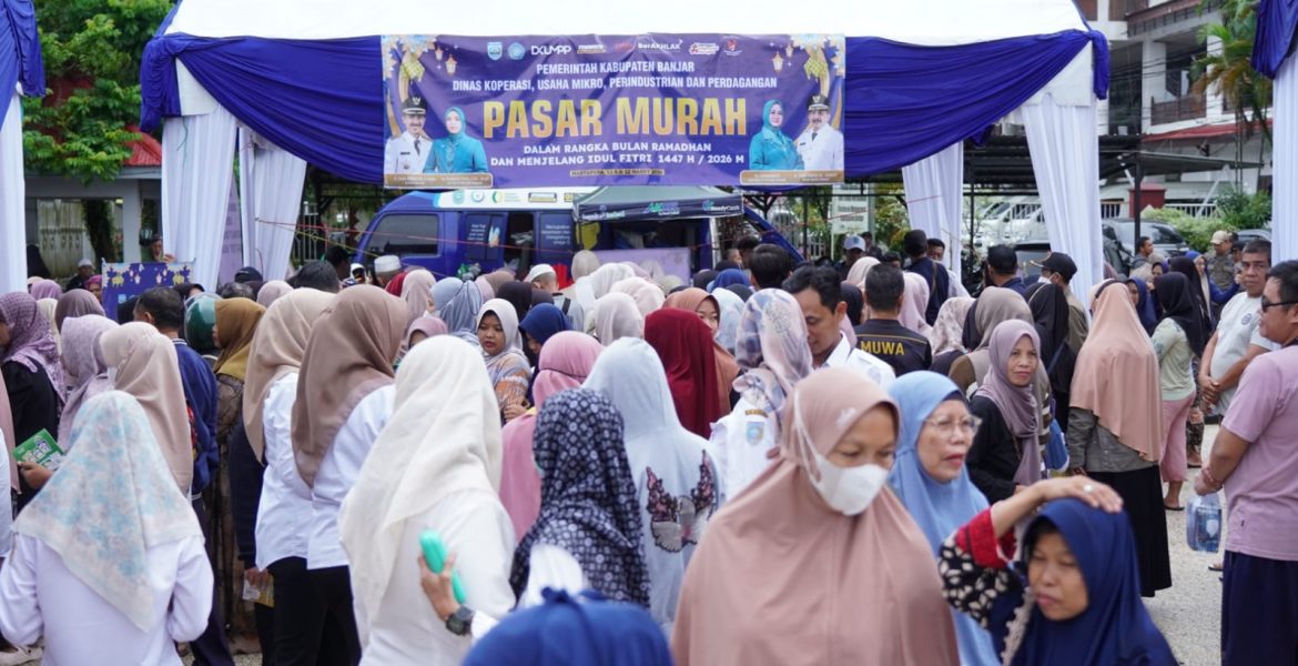 Jaga Stabilitas Harga Jelang Idulfitri, Pemkab Banjar Gelar Pasar Murah selama Dua Hari