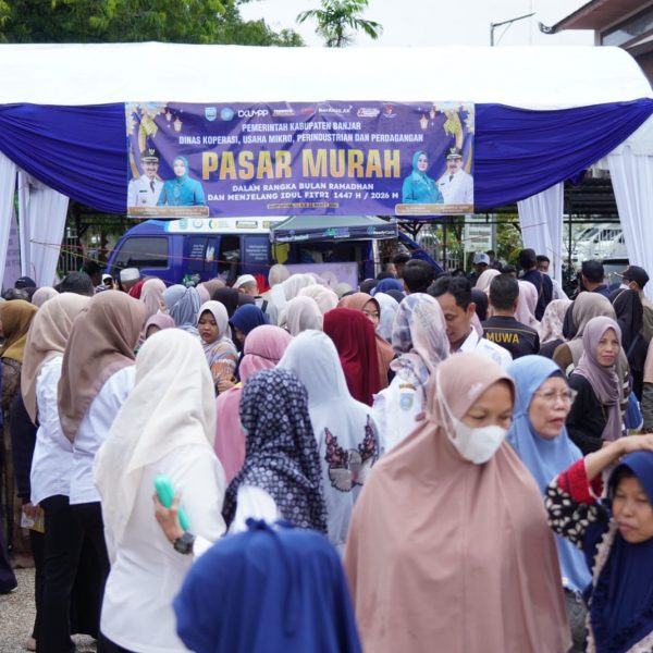 Jaga Stabilitas Harga Jelang Idulfitri, Pemkab Banjar Gelar Pasar Murah selama Dua Hari