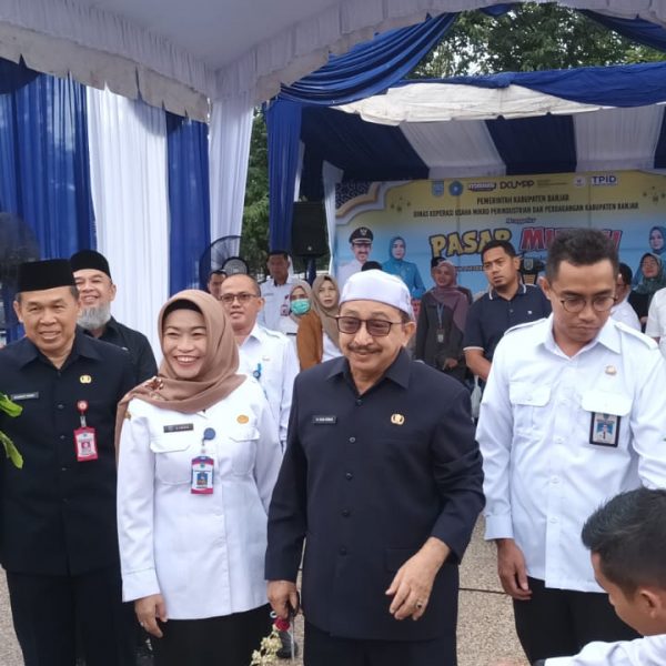 DKUMPP Gelar Pasar Murah di Halaman Bupati Banjar