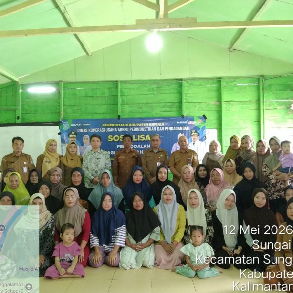 Gandeng Pengusaha Mikro Sungai Tabuk, DKUMPP Banjar Gelar Sosialisasi Permodalan