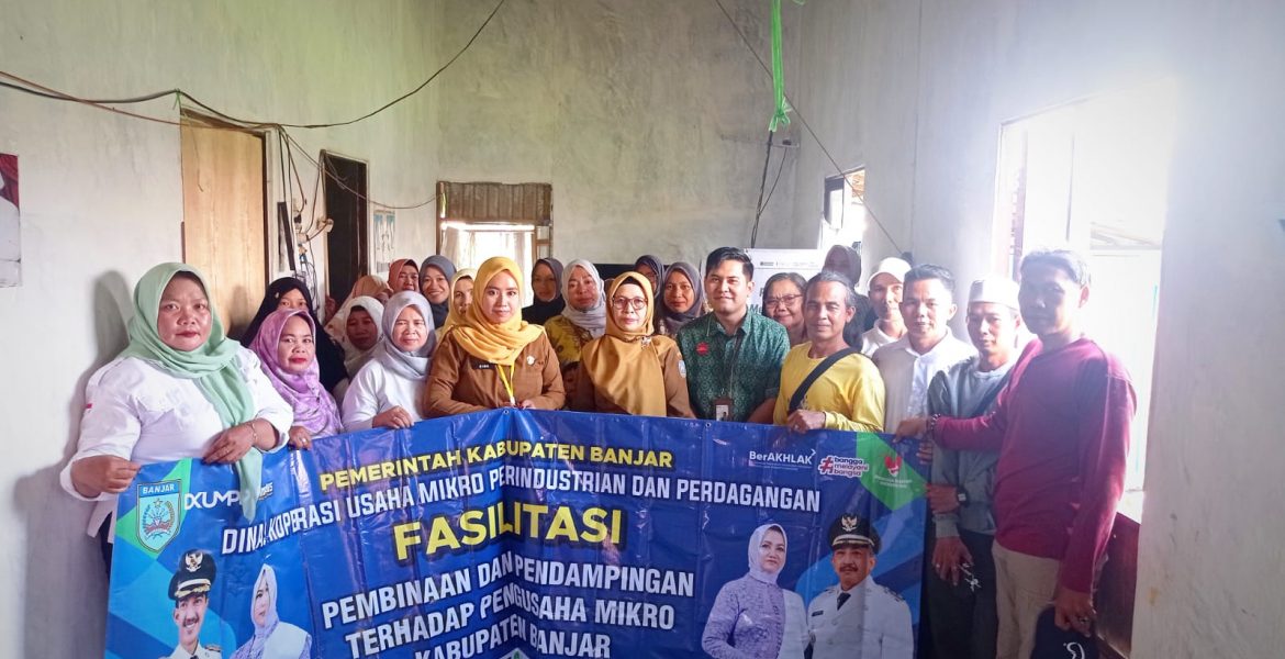 DKUMPP Banjar Lakukan Pembinaan dan Pendampingan UMKM Inklusif Sungai Tabuk