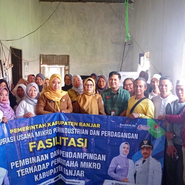 DKUMPP Banjar Lakukan Pembinaan dan Pendampingan UMKM Inklusif Sungai Tabuk