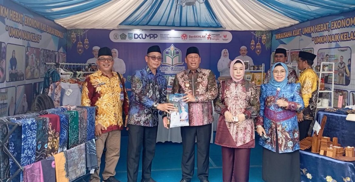 DKUMPP Banjar Meriahkan Bazar Ekonomi Kreatif MTQ Nasional Tingkat Provinsi Kalsel XXXVII
