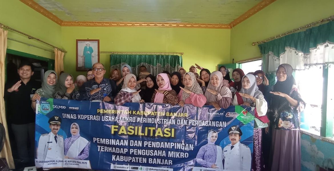 DKUMPP Banjar Lakukan Pembinaan dan Pendampingan UMKM Inklusif Gambut