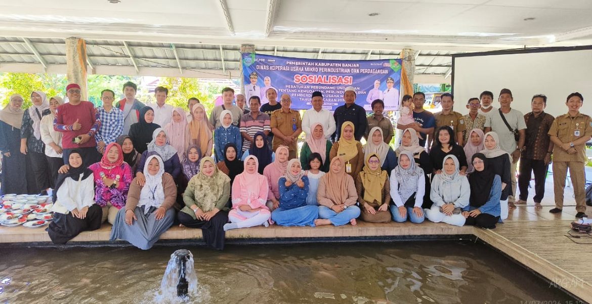 DKUMPP Gelar Sosper bersama Pengusaha Mikro Kabupaten Banjar
