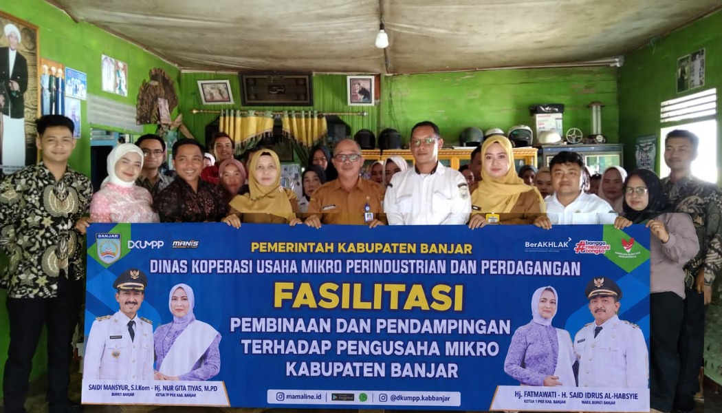 DKUMPP Banjar Lakukan Pembinaan dan Pendampingan UMKM Inklusif Aluh-Aluh