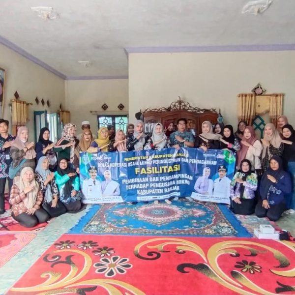 DKUMPP Banjar Lakukan Pembinaan dan Pendampingan UMKM Inklusif Tatah Makmur