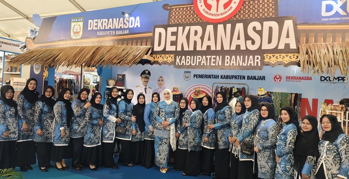 Dekranasda Kabupaten Banjar Meriahkan Kalsel Expo 2026
