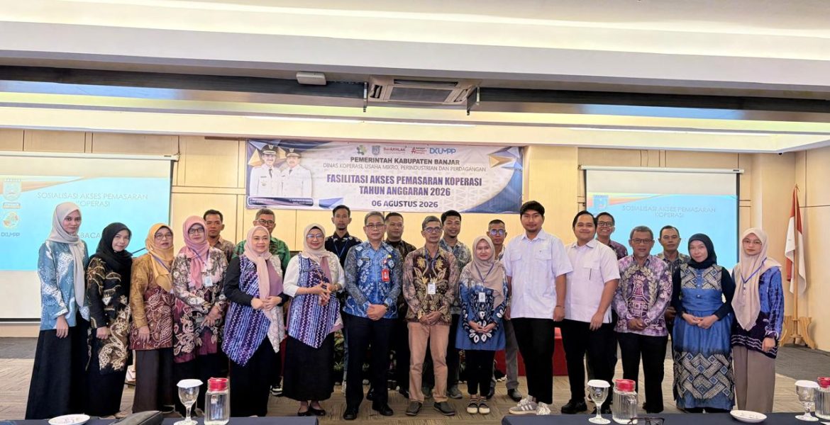 KOPERASI KABUPATEN BANJAR DIGARAP MELEK PASAR, DKUMPPP GELAR FASILITASI AKSES PEMASARAN