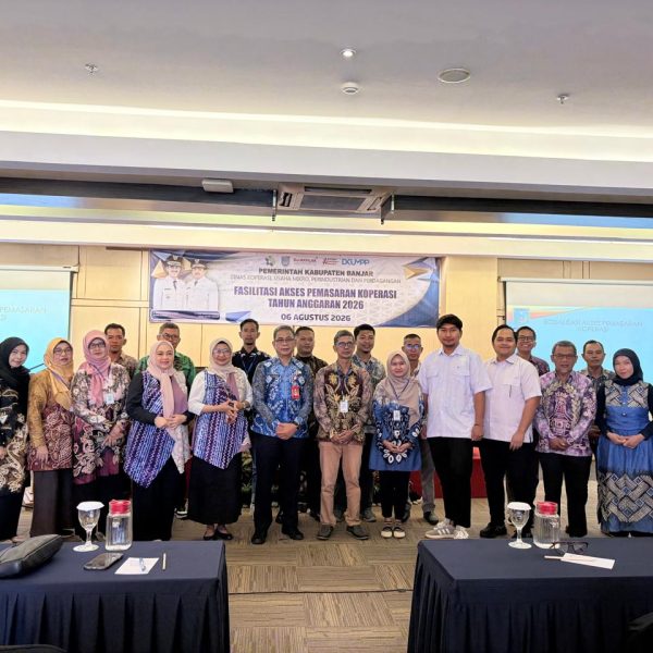 KOPERASI KABUPATEN BANJAR DIGARAP MELEK PASAR, DKUMPPP GELAR FASILITASI AKSES PEMASARAN