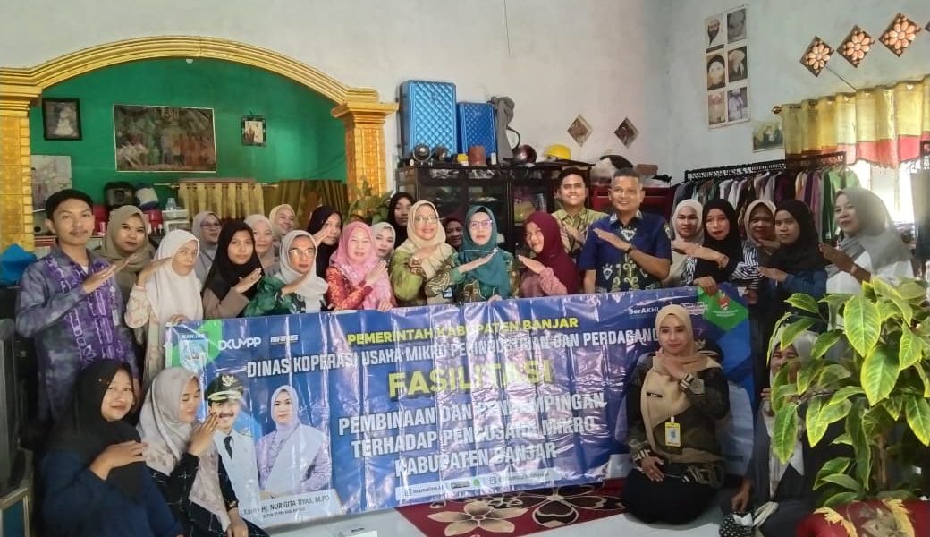 DKUMPP Banjar Lakukan Pembinaan dan Pendampingan UMKM Inklusif Pengaron
