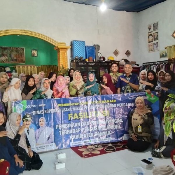 DKUMPP Banjar Lakukan Pembinaan dan Pendampingan UMKM Inklusif Pengaron
