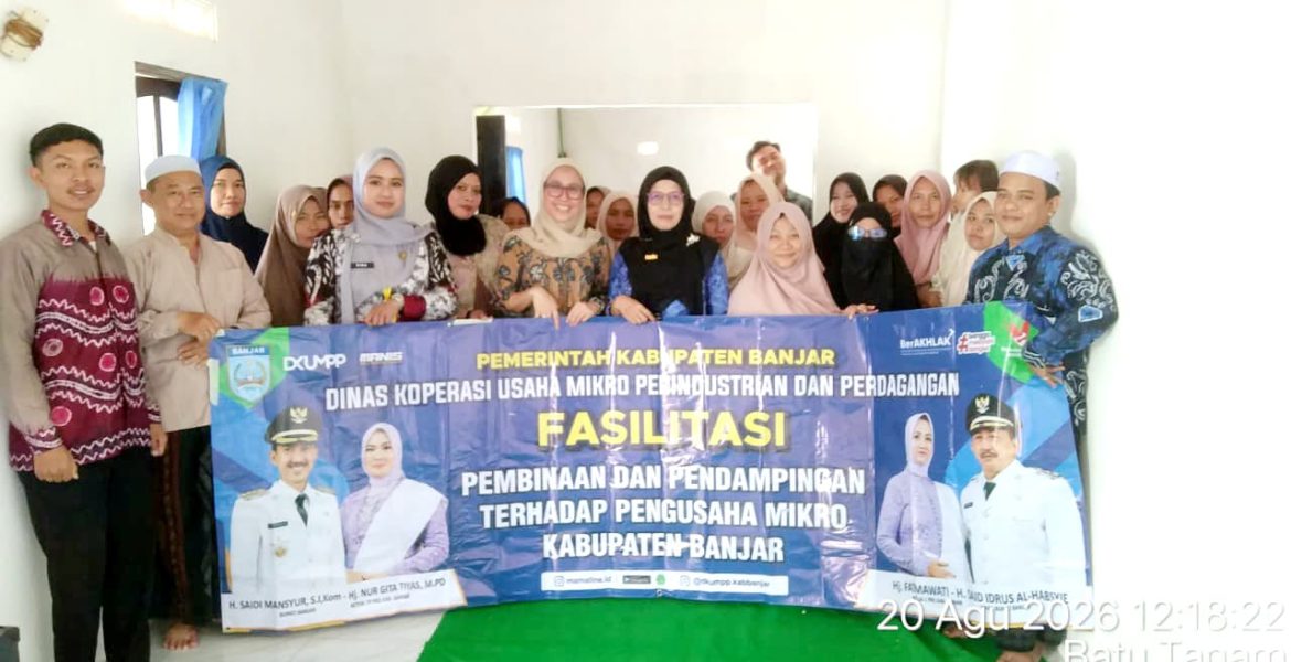 DKUMPP Banjar Lakukan Pembinaan dan Pendampingan UMKM Inklusif Sambung Makmur