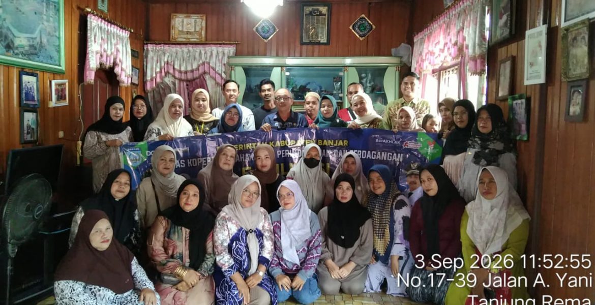 DKUMPP Banjar Lakukan Pembinaan dan Pendampingan UMKM Inklusif Martapura Timur