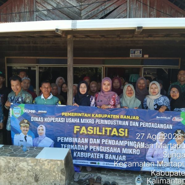DKUMPP Banjar Lakukan Pembinaan dan Pendampingan UMKM Inklusif Martapura Barat DKUMPP Banjar Lakukan Pembinaan dan Pendampingan UMKM Inklusif Martapura Barat