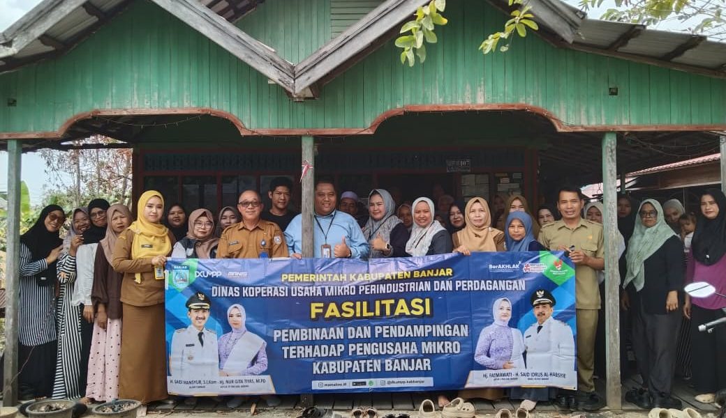 DKUMPP Banjar Lakukan Pembinaan dan Pendampingan UMKM Inklusif Astambul