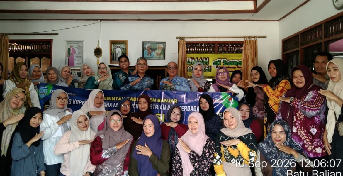 DKUMPP Banjar Lakukan Pembinaan dan Pendampingan UMKM Inklusif Simpang Empat