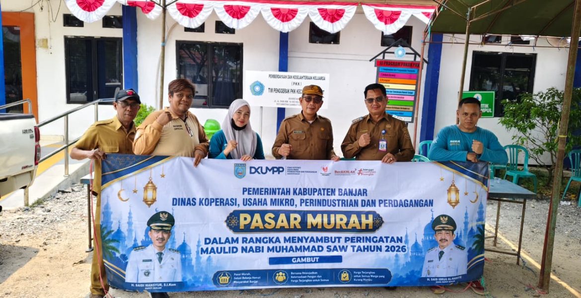 Pasar Murah Hari Ke-9 Digelar di Kelurahan Gambut