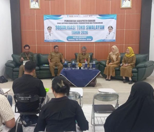 DKUMPP Banjar Sosialisasikan Penataan dan Legalitas Toko Swalayan