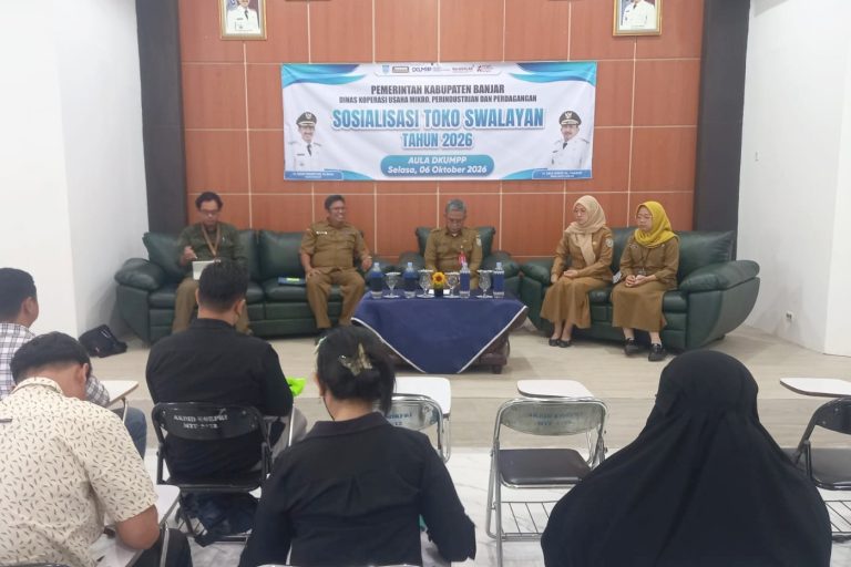 DKUMPP Banjar Sosialisasikan Penataan dan Legalitas Toko Swalayan